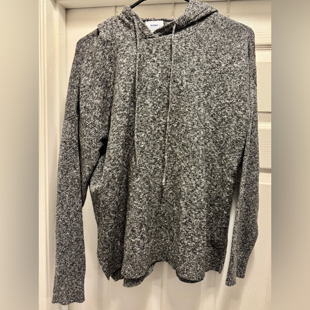 Old Navy Heather Gray Women's Hooded Sweater